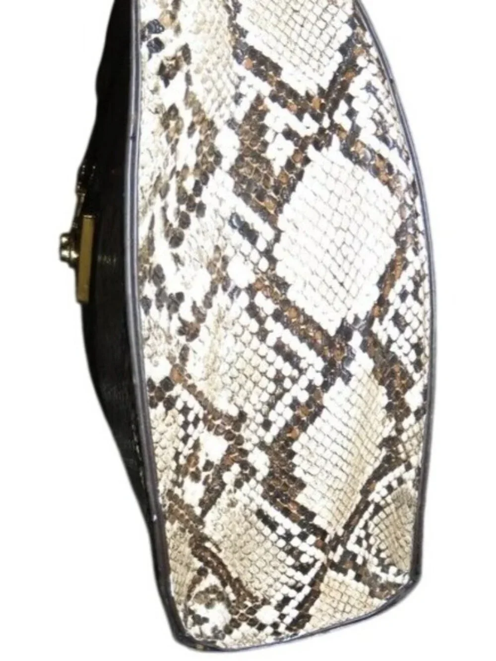 Python Vegan Leather Handbag and matching leggings size small with inseam 28